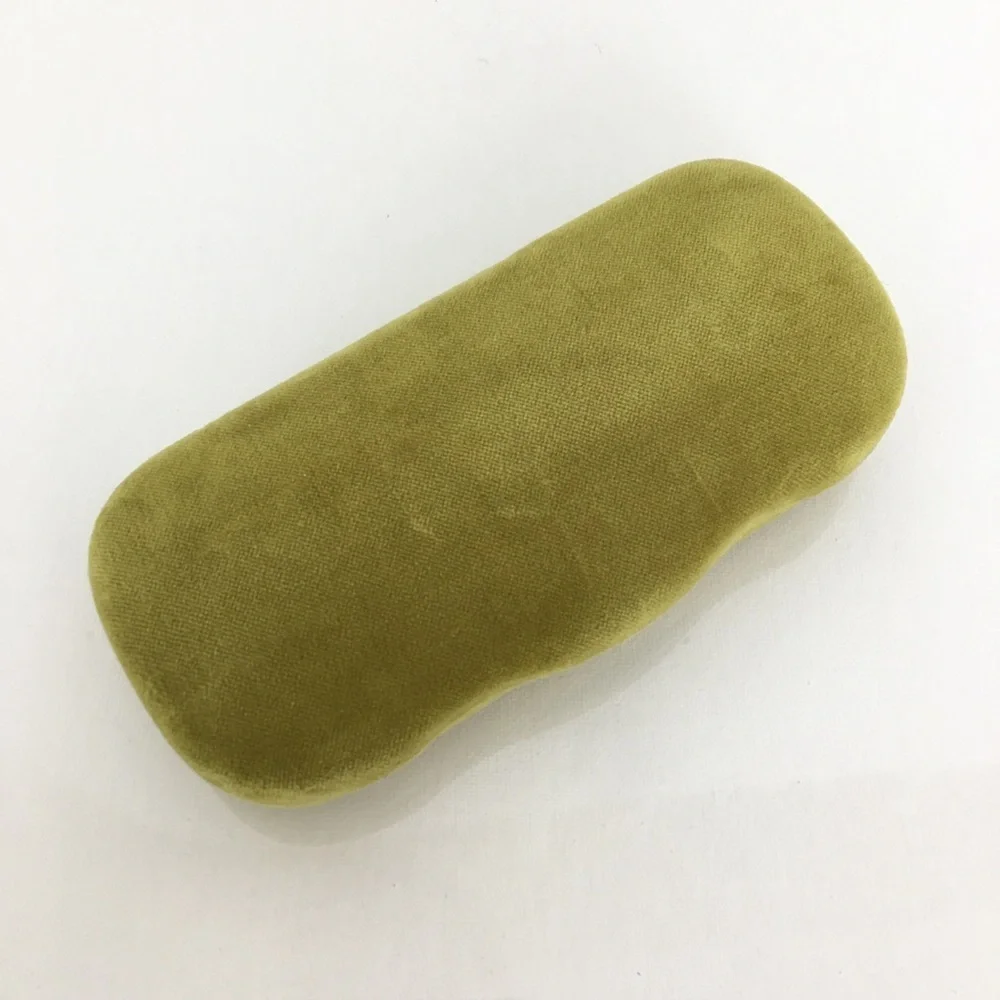GUCCI Hard Clamshell Replacement Eyeglass Case Lime Green Velour Sunglasses Case